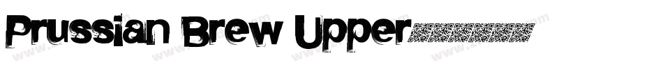 Prussian Brew Upper字体转换